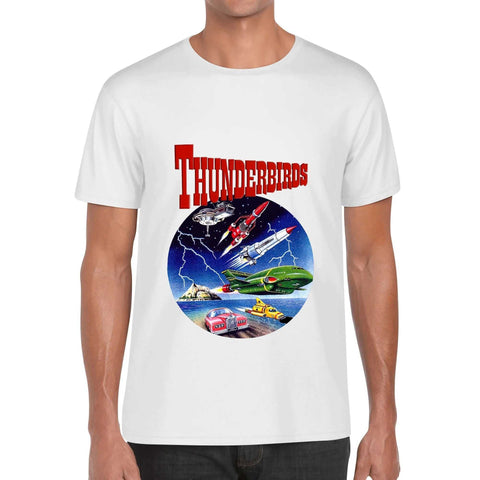 Mr.Shit Mens 100% Cotton - Thunder Birds 2 Men's T-Shirts 32 $