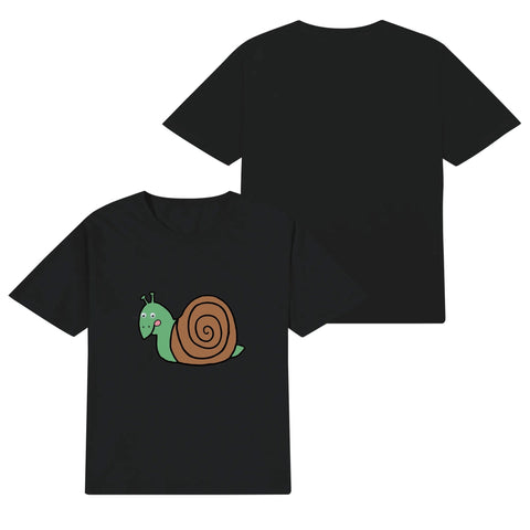 Mr.Shit Kids Cotton T-Shirt - Snail 22 $