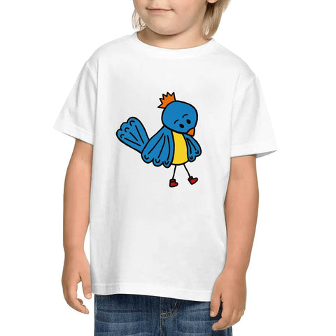 Mr.Shit Kids Cotton T-Shirt - Blue Bird Best Selling Products 22 $