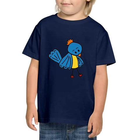 Mr.Shit Kids Cotton T-Shirt - Blue Bird Best Selling Products 22 $