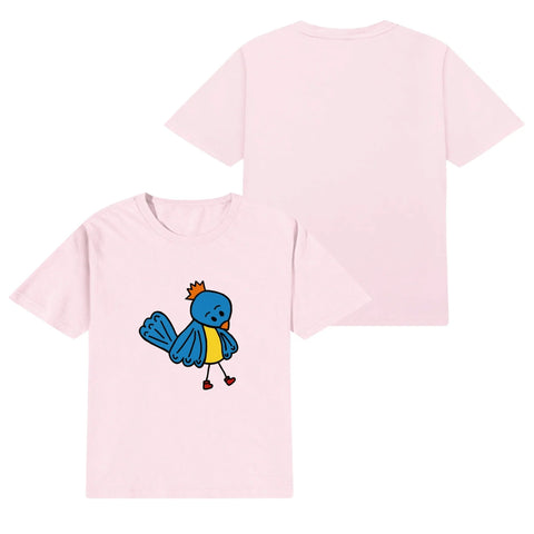 Mr.Shit Kids Cotton T-Shirt - Blue Bird Best Selling Products 22 $