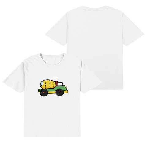 Mr.Shit Kids Cotton T-Shirt - Cement Truck 22 $
