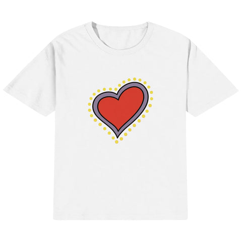 Mr.Shit Kids Cotton T-Shirt - Heart 22 $
