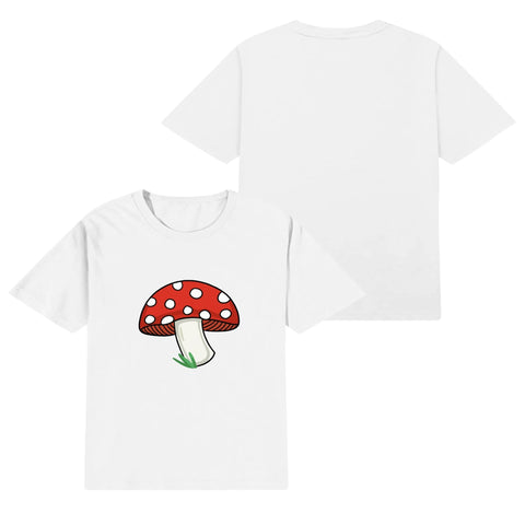 Mr.Shit Kids Cotton T-Shirt - Mushroom 22 $