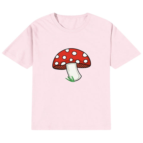 Mr.Shit Kids Cotton T-Shirt - Mushroom Best Selling Products 22 $