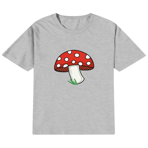 Mr.Shit Kids Cotton T-Shirt - Mushroom Best Selling Products 22 $