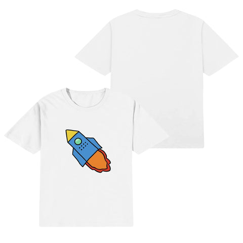 Mr.Shit Kids Cotton T-Shirt - Rocket 22 $