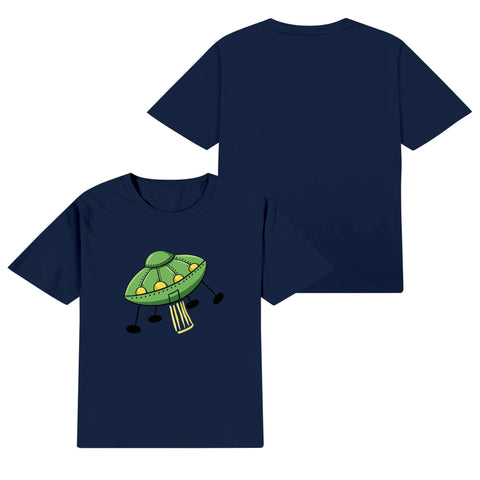 Mr.Shit Kids Cotton T-Shirt - Alien Ship Best Selling Products 22 $