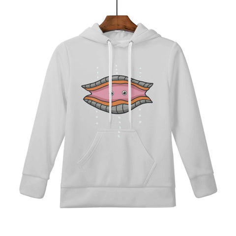 Mr.Shit Kids Velvet Lined Hoodie Light Grey - Clam 30 $