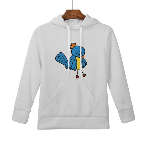 Mr.Shit Kids Velvet Lined Hoodie Light Grey - Blue Bird Best Selling Products 30 $