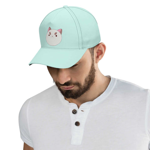 Mr.Shit Bee and Puppycat - Baseball Cap - Blue Accessories 31 $