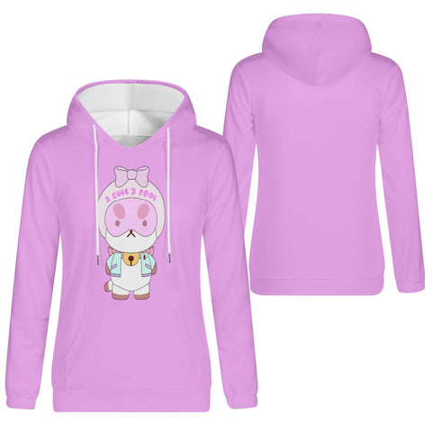 Mr.Shit Bee and Puppycat - Too Cute To Poot - Womens Hoodie Women's Hoodies 39 $
