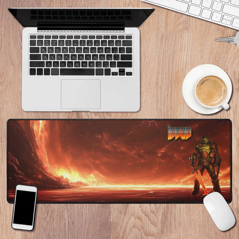 DOOM IDDQD Gaming Mouse Mat Pad (WIDE) - Mr.Shit