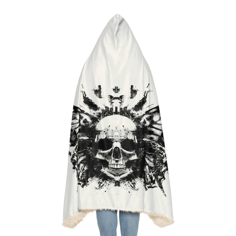 Mr.Shit Hooded Blanket - Butterfly Skull Best Selling Products 97 $