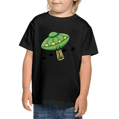Kids Cotton T-Shirt - Alien Ship - Mr.Shit