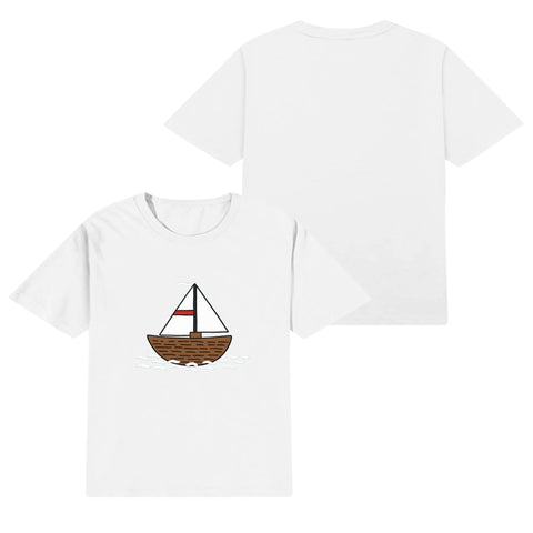 Kids Cotton T-Shirt - Boat - Mr.Shit