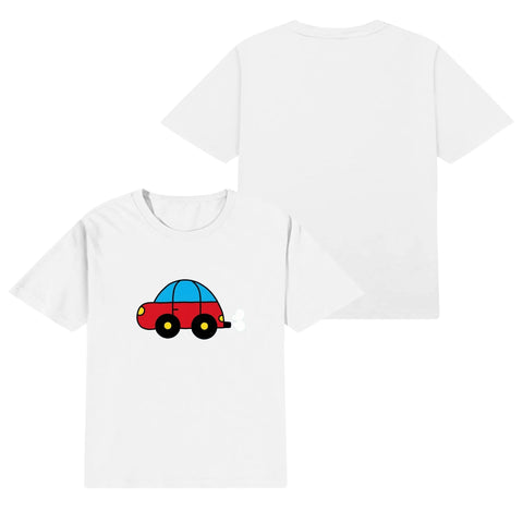 Kids Cotton T-Shirt - Car - Mr.Shit