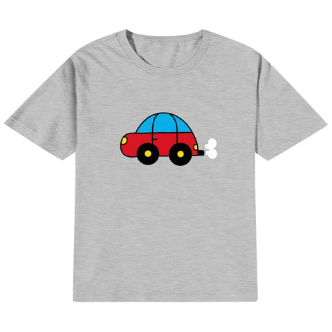 Kids Cotton T-Shirt - Car - Mr.Shit