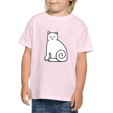 Kids Cotton T-Shirt - Cat - Mr.Shit