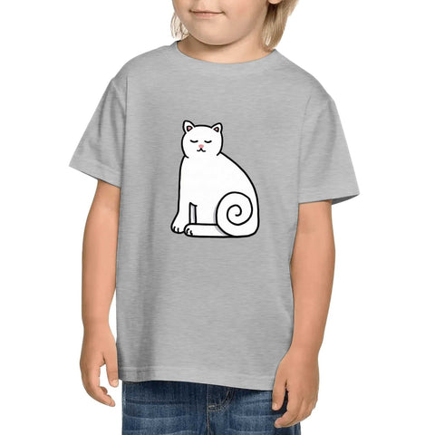 Kids Cotton T-Shirt - Cat - Mr.Shit
