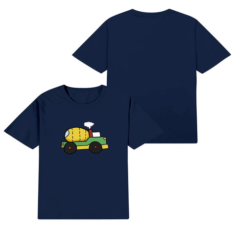 Kids Cotton T-Shirt - Cement Truck - Mr.Shit