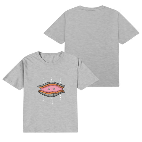 Kids Cotton T-Shirt - Clam - Mr.Shit