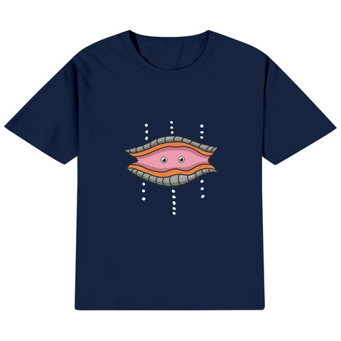 Kids Cotton T-Shirt - Clam - Mr.Shit
