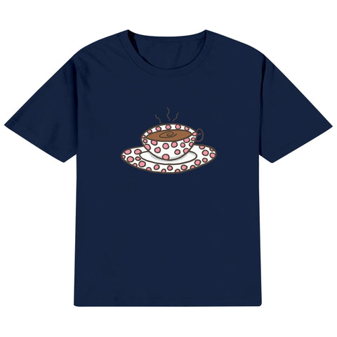 Kids Cotton T-Shirt - Coffee - Mr.Shit