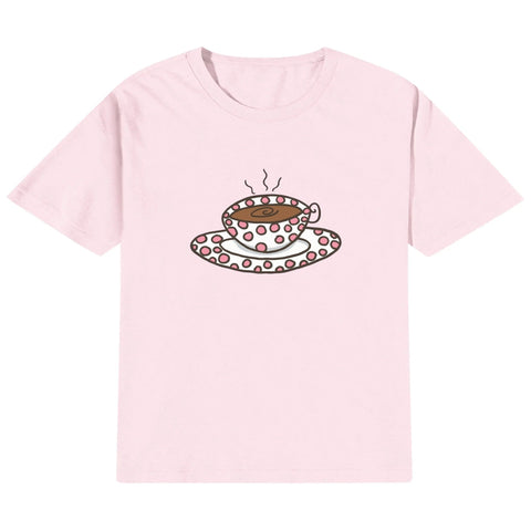 Kids Cotton T-Shirt - Coffee - Mr.Shit