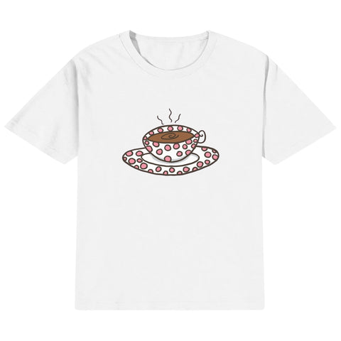 Kids Cotton T-Shirt - Coffee - Mr.Shit