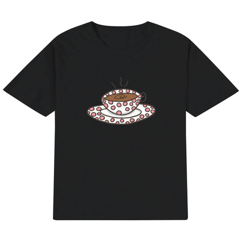 Kids Cotton T-Shirt - Coffee - Mr.Shit