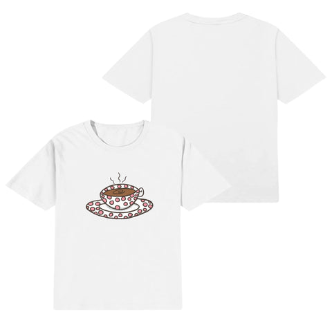 Kids Cotton T-Shirt - Coffee - Mr.Shit