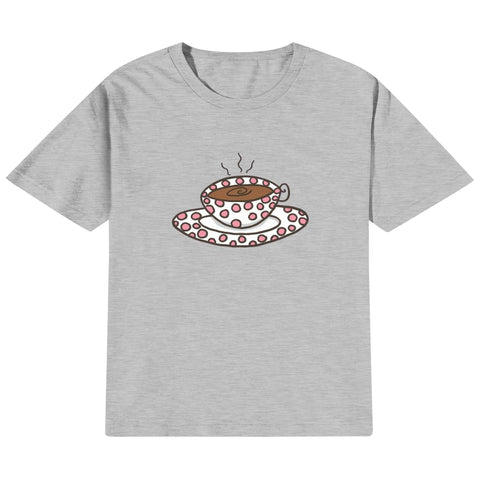 Kids Cotton T-Shirt - Coffee - Mr.Shit