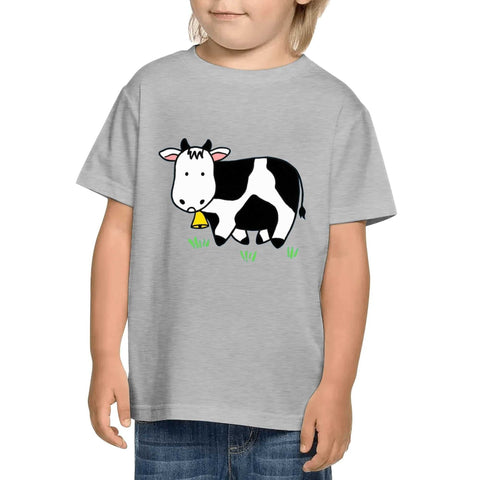 Kids Cotton T-Shirt - Cow - Mr.Shit