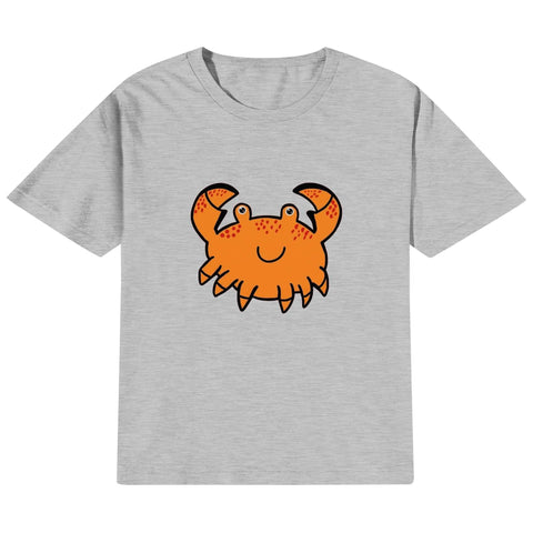 Kids Cotton T-Shirt - Crab - Mr.Shit