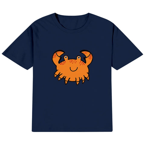 Kids Cotton T-Shirt - Crab - Mr.Shit