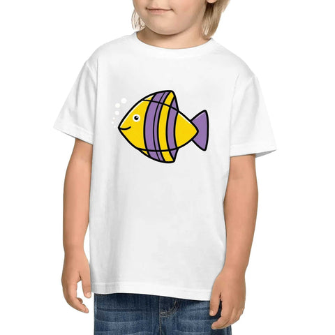 Kids Cotton T-Shirt - Fish - Mr.Shit