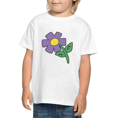 Kids Cotton T-Shirt - Flower - Mr.Shit