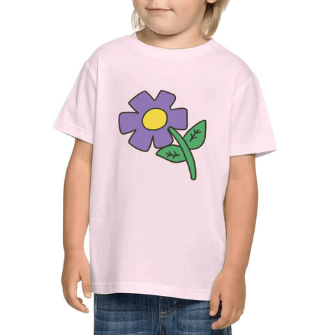 Kids Cotton T-Shirt - Flower - Mr.Shit