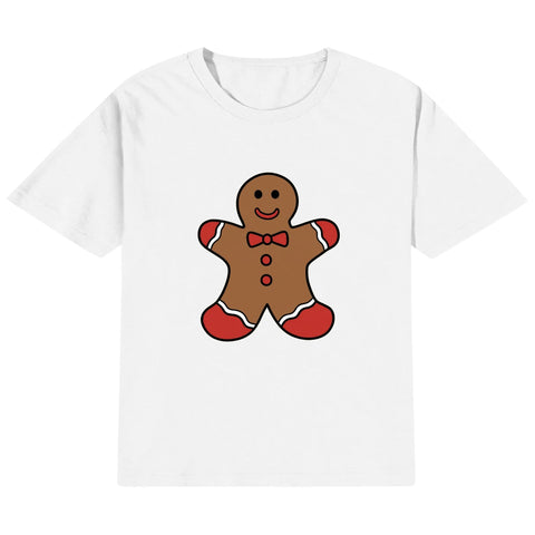 Kids Cotton T-Shirt - Gingerbread Man - Mr.Shit