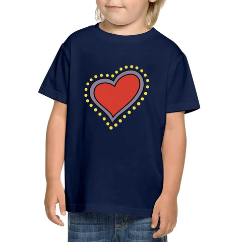 Kids Cotton T-Shirt - Heart - Mr.Shit