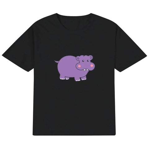 Kids Cotton T-Shirt - Hippo - Mr.Shit