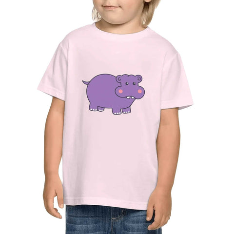 Kids Cotton T-Shirt - Hippo - Mr.Shit