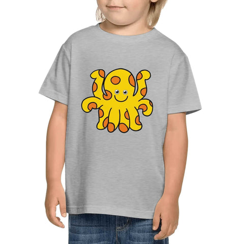 Kids Cotton T-Shirt - Octopus - Mr.Shit