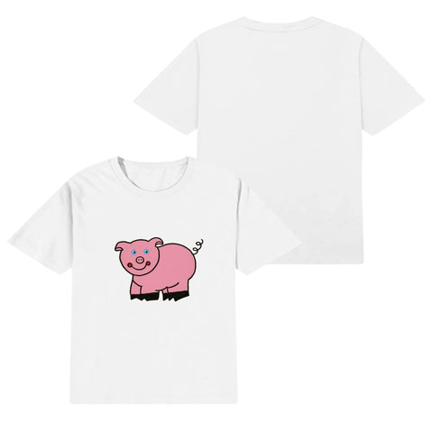 Kids Cotton T-Shirt - Piggy - Mr.Shit