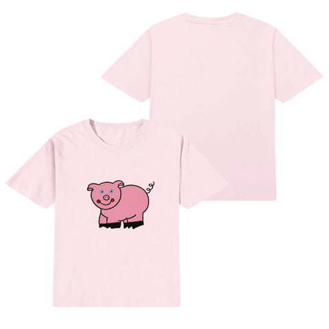 Kids Cotton T-Shirt - Piggy - Mr.Shit