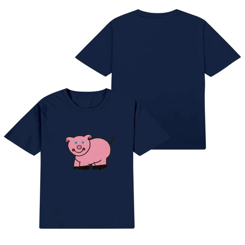 Kids Cotton T-Shirt - Piggy - Mr.Shit