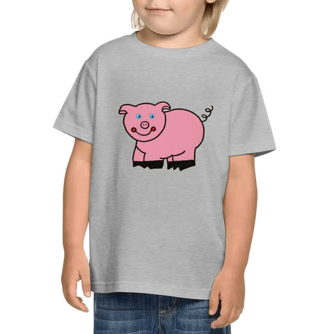 Kids Cotton T-Shirt - Piggy - Mr.Shit