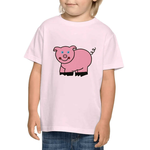 Kids Cotton T-Shirt - Piggy - Mr.Shit