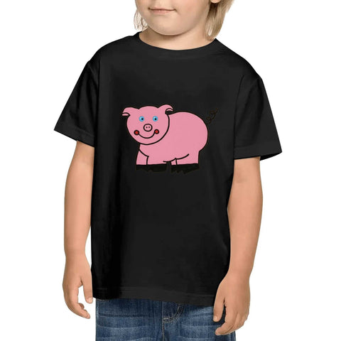 Kids Cotton T-Shirt - Piggy - Mr.Shit